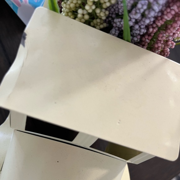 2- Easter Yellow Decorative Truck Planters with Faux Flowers - Picture 7 of 8